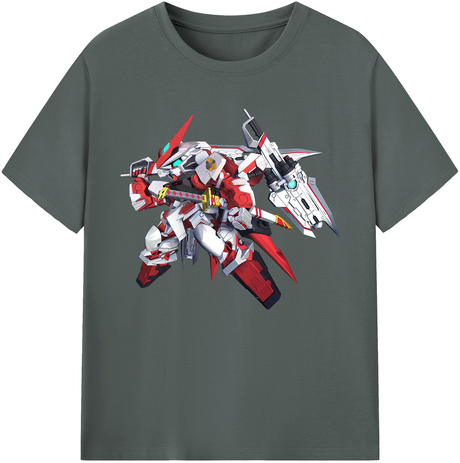 （画像用） 機動戦士ガンダム Mobile Suit Gundam 綿100％ メンズ半袖Tシャツ｜肌触りやわらか＆通気性
